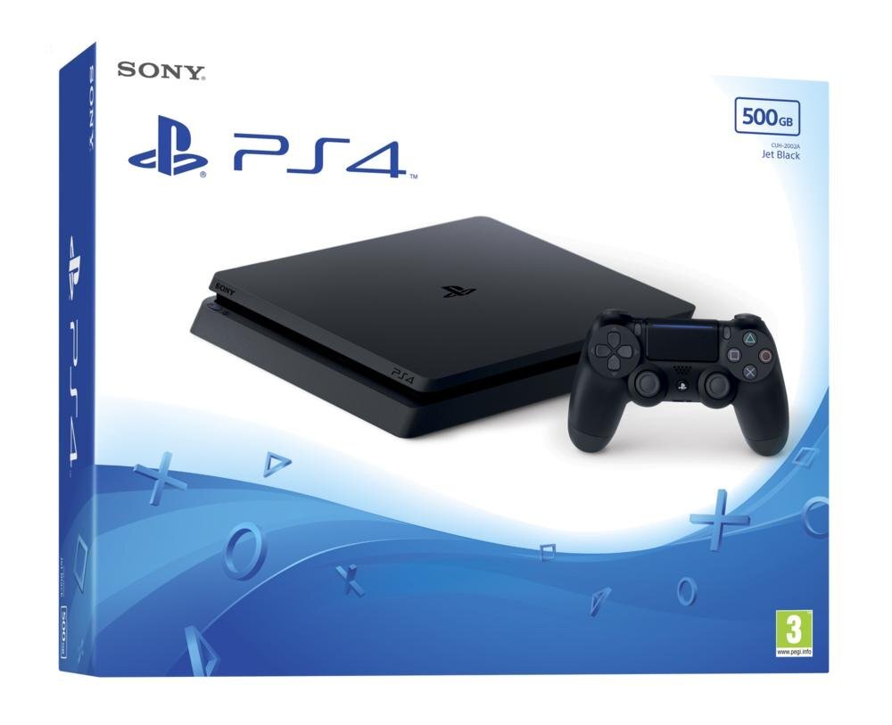 PlayStation 4 - Konsole (500GB, schwarz,slim)