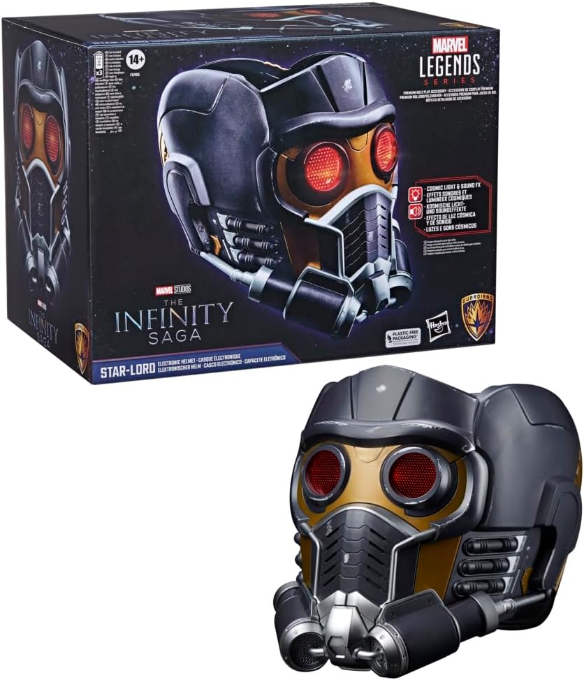 Marvel Legends Series elektronischer Star-Lord Premium Helm mit Licht und Sound