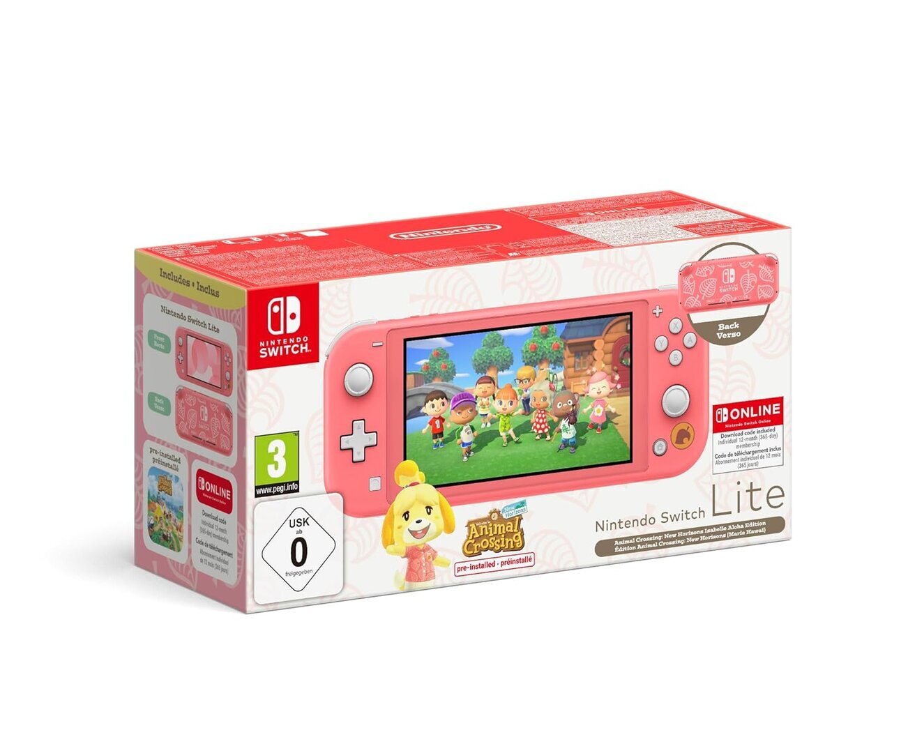 Nintendo Switch Lite Animal Crossing: New Horizons Melinda - Edition