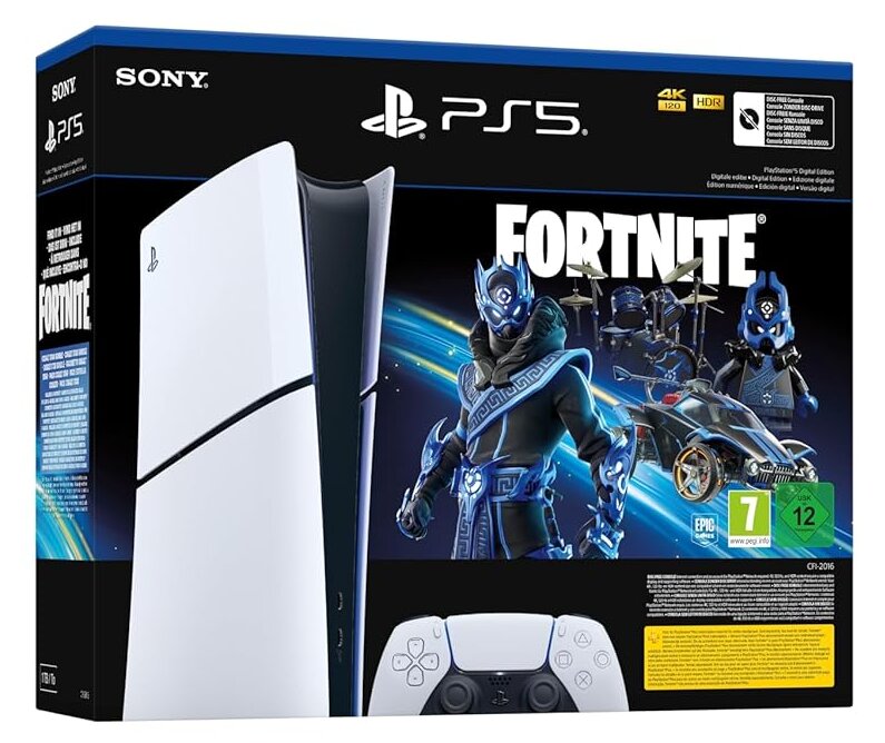 Playstation®5 Digital Edition (slim) – Fortnite® Cobalt Star Bundle