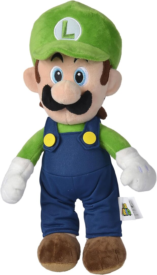 Super Mario Luigi Plüschfigur, 30cm