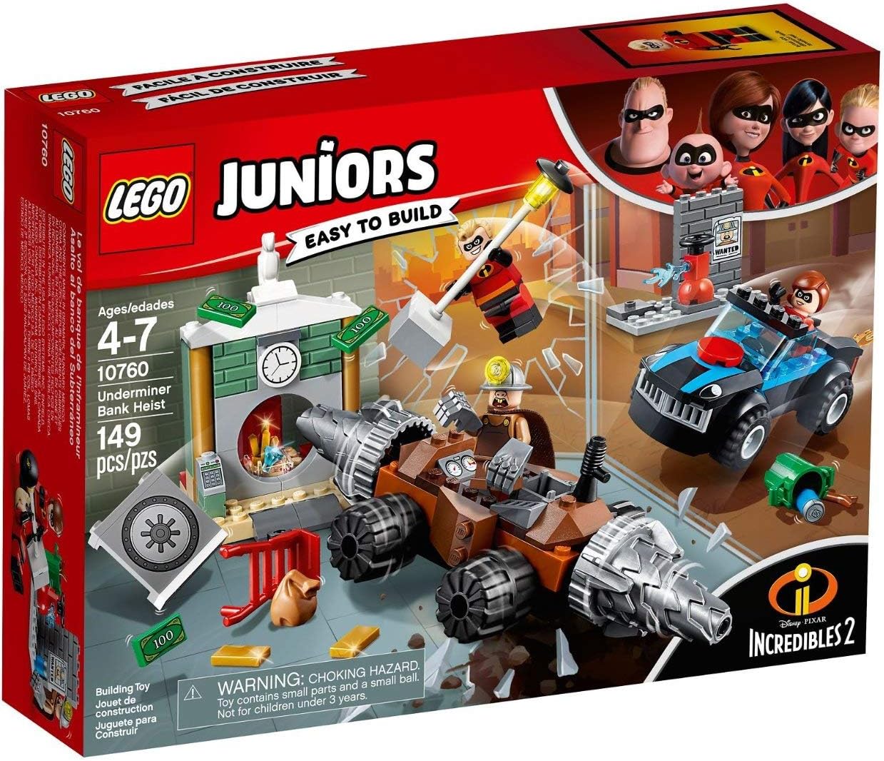 10760 LEGO® Juniors, Banküberfall des Tunnelgräbers