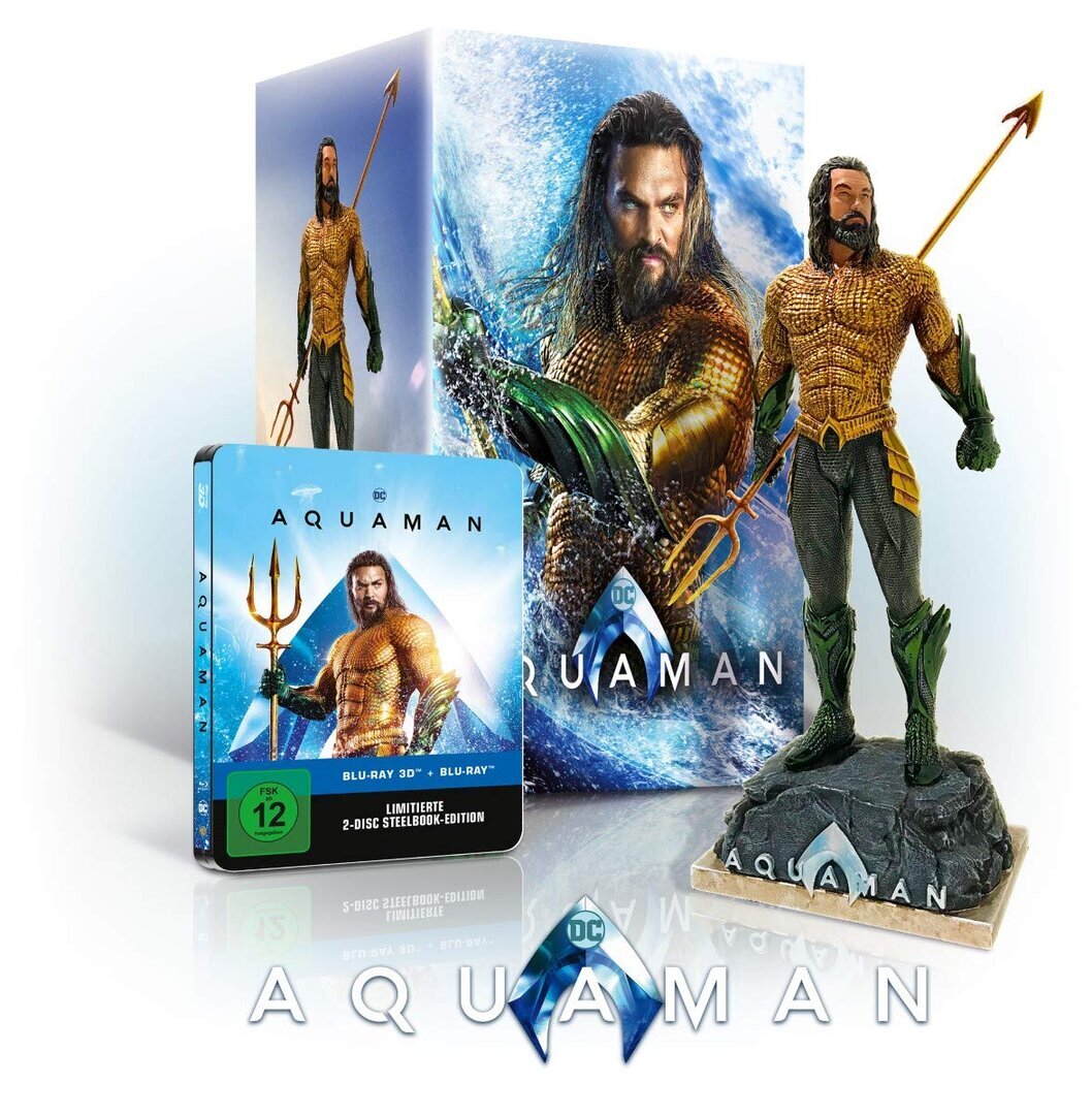 Aquaman Ultimate Collector’s Edition inkl. Aquaman Sammlerfigur & Steelbook (Blu-ray 3D + 2D)