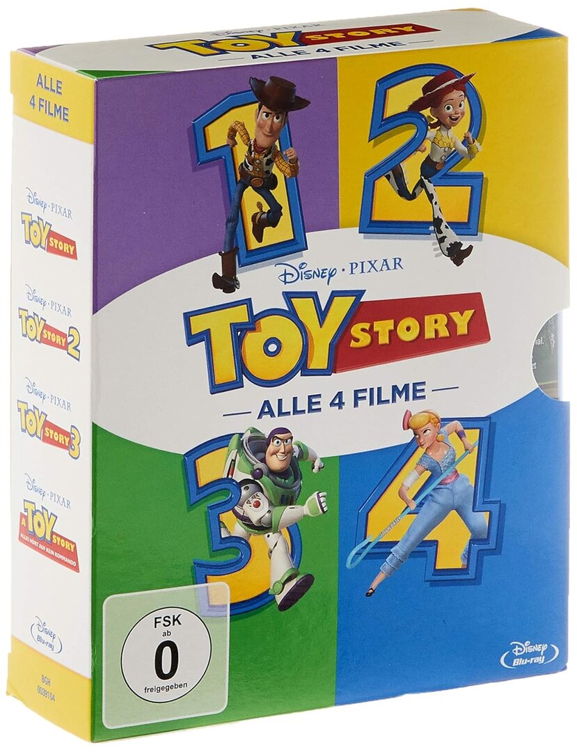 Toy Story 1-4 (Blu-ray)
