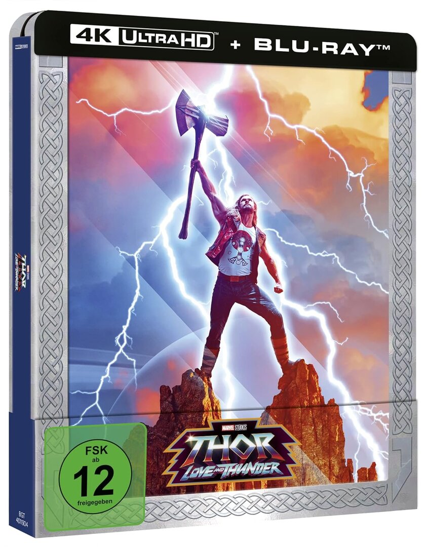 Thor - Love and Thunder - Steelbook (4K Ultra HD) (+ Blu-ray)