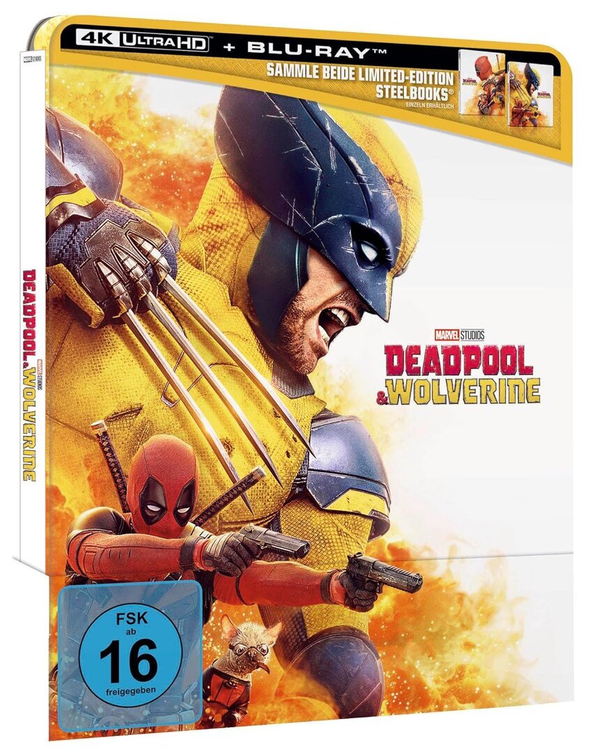 Deadpool & Wolverine – Limitiertes Steelbook WOLVERINE (4K Ultra HD & Blu-ray)