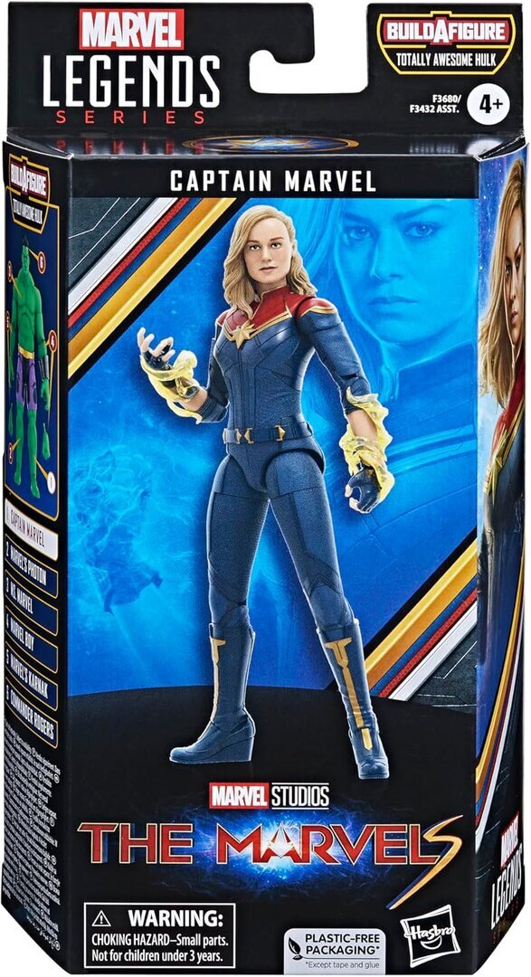 Marvel Legends Series Captain Marvel, 15 cm große Action-Figur