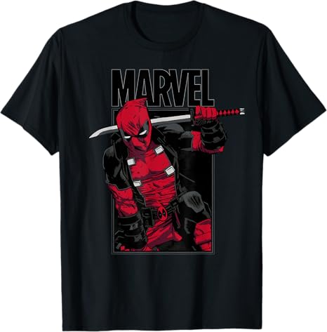 Marvel Deadpool Sword T-Shirt